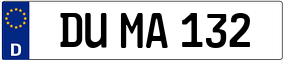Truck License Plate
